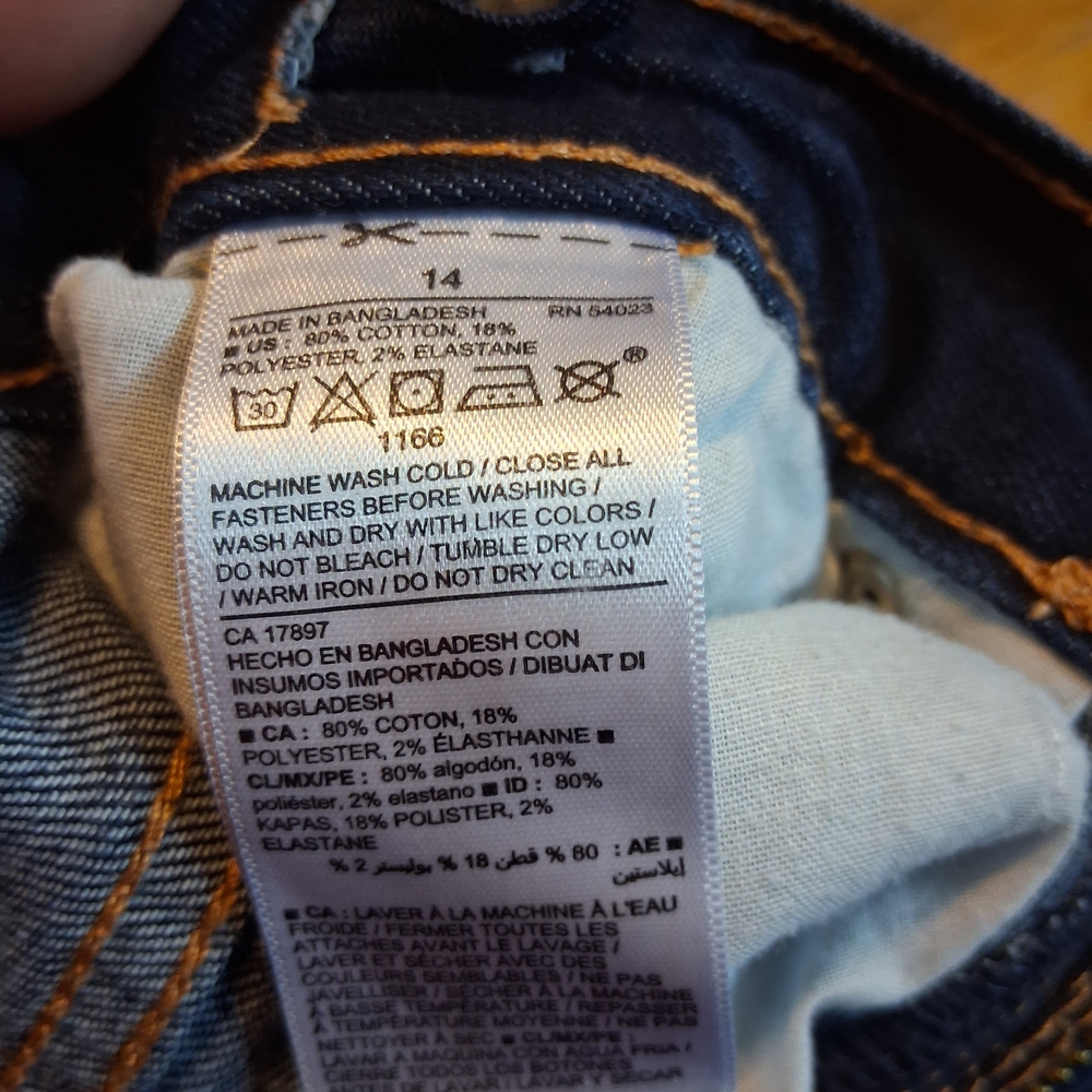 Dark Blue Denim Jeans
